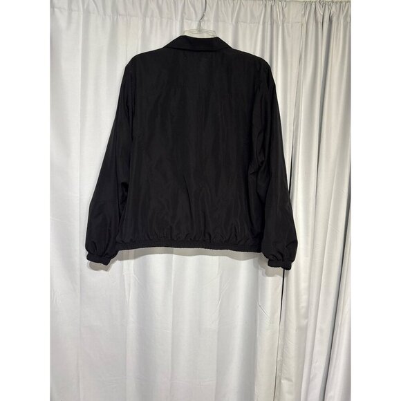 Napa Valley Womens Black Lightweight Jacket L Zip-Up Polyester & Cotton - Picture 5 of 7